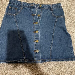 women’s jean skirt